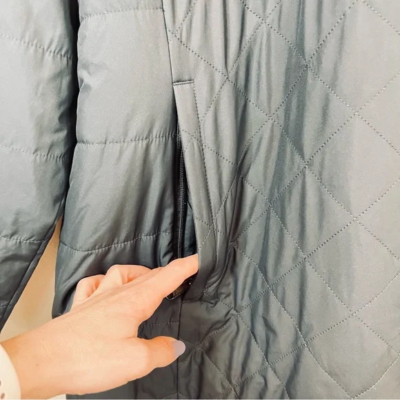 Columbia Plus Size Quilted Hood Puffer Women’s Black Jacket Size 3X NWT